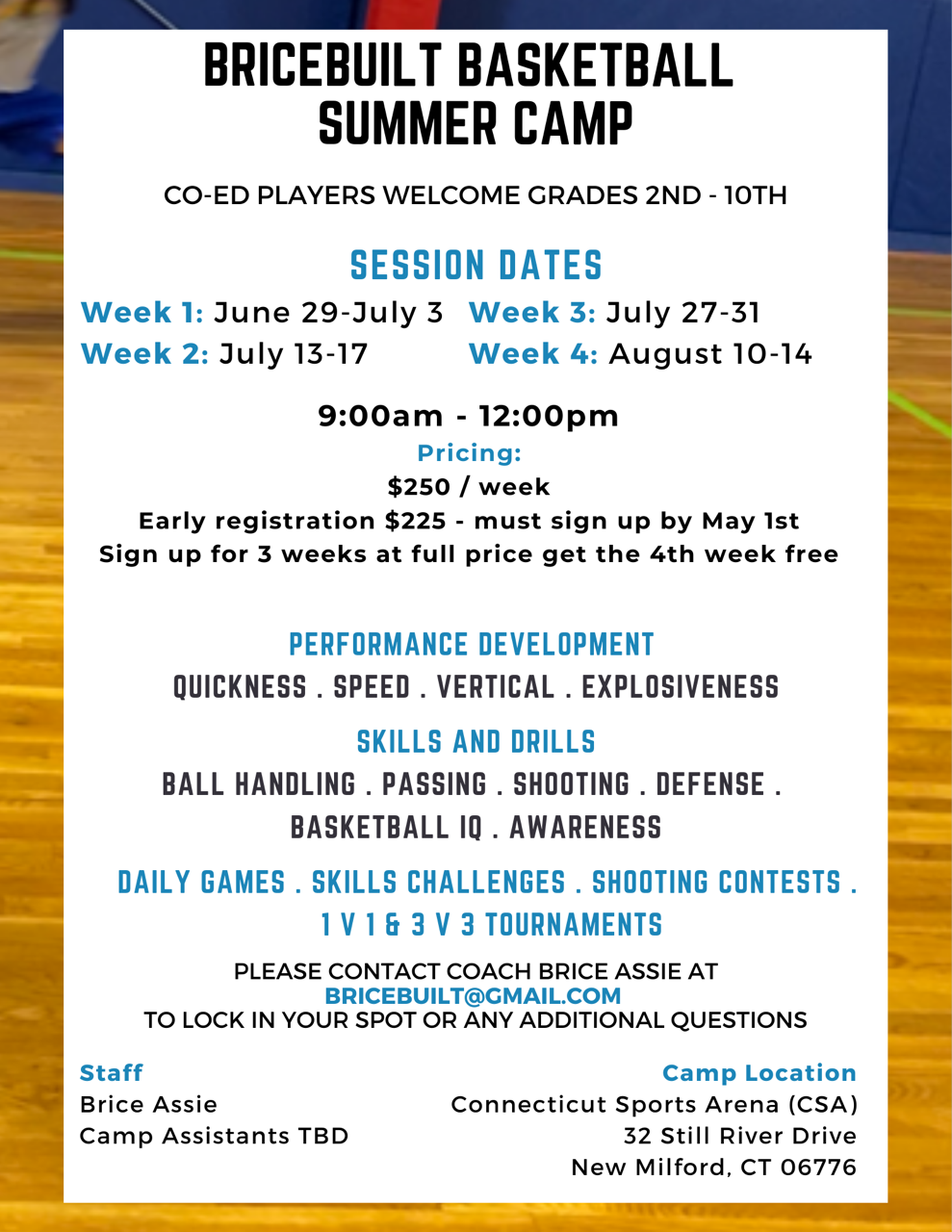  Coed BBall Summer Camp 2026 [2nd to 10th]