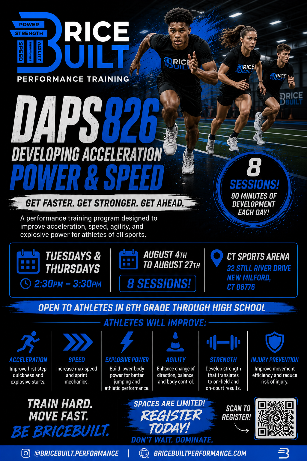 Developing Acceleration Power & Speed "DAPS826" [6th to HS]