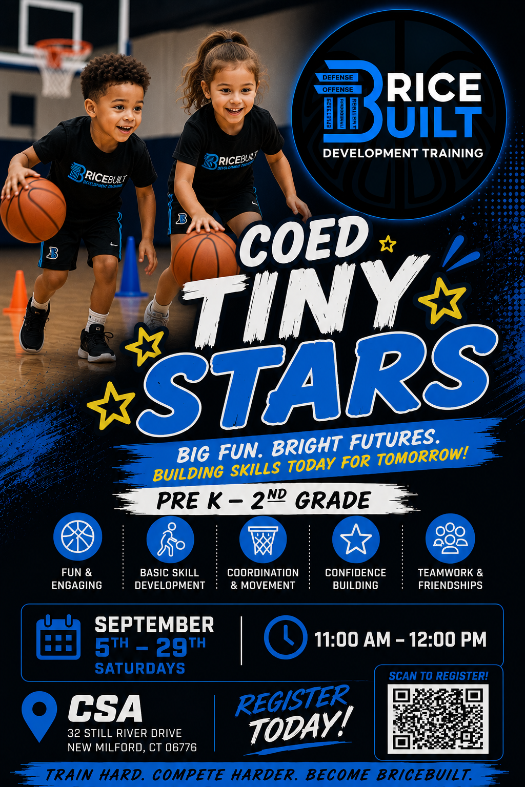 COED TINY STARS CLINIC PRE K-2ND GRADE
